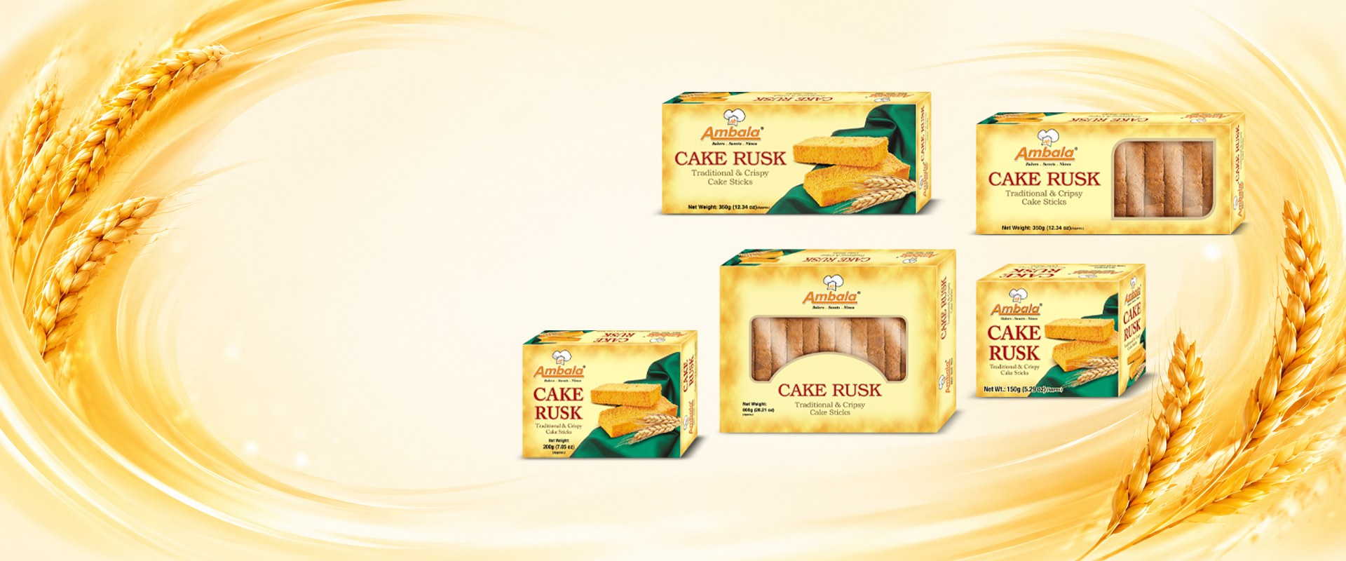 A selection of Ambala Bakers products